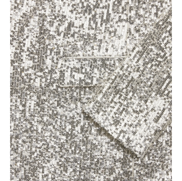 Champagne Soft Sequin Blazer - Picture 4 of 7